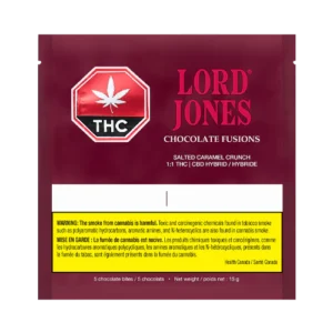 lord jones salted caramel crunch 1:1 thc|cbd chocolates