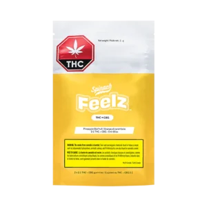 spinach feelz thc+cbg pineapple starfruit soft chews