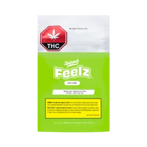 spinach feelz mango lime cbc (day trip) soft chews